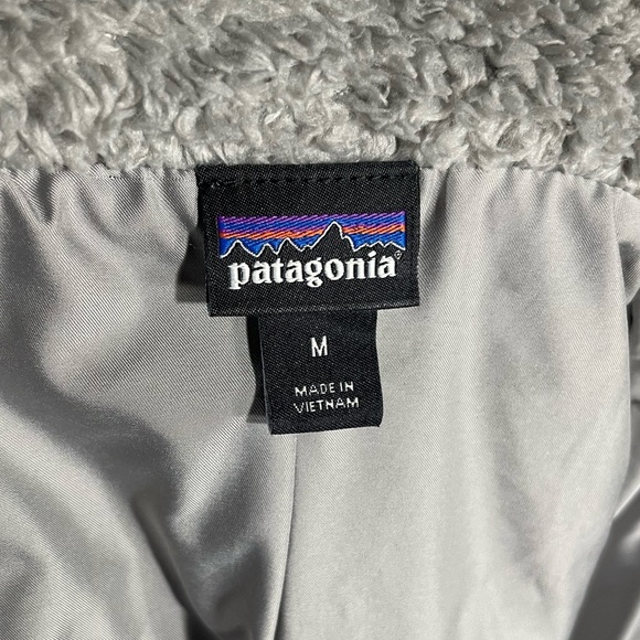 Patagonia Women’s Los Gatos Fleece Fuzzy Vest Pockets Size M - Picture 5 of 9